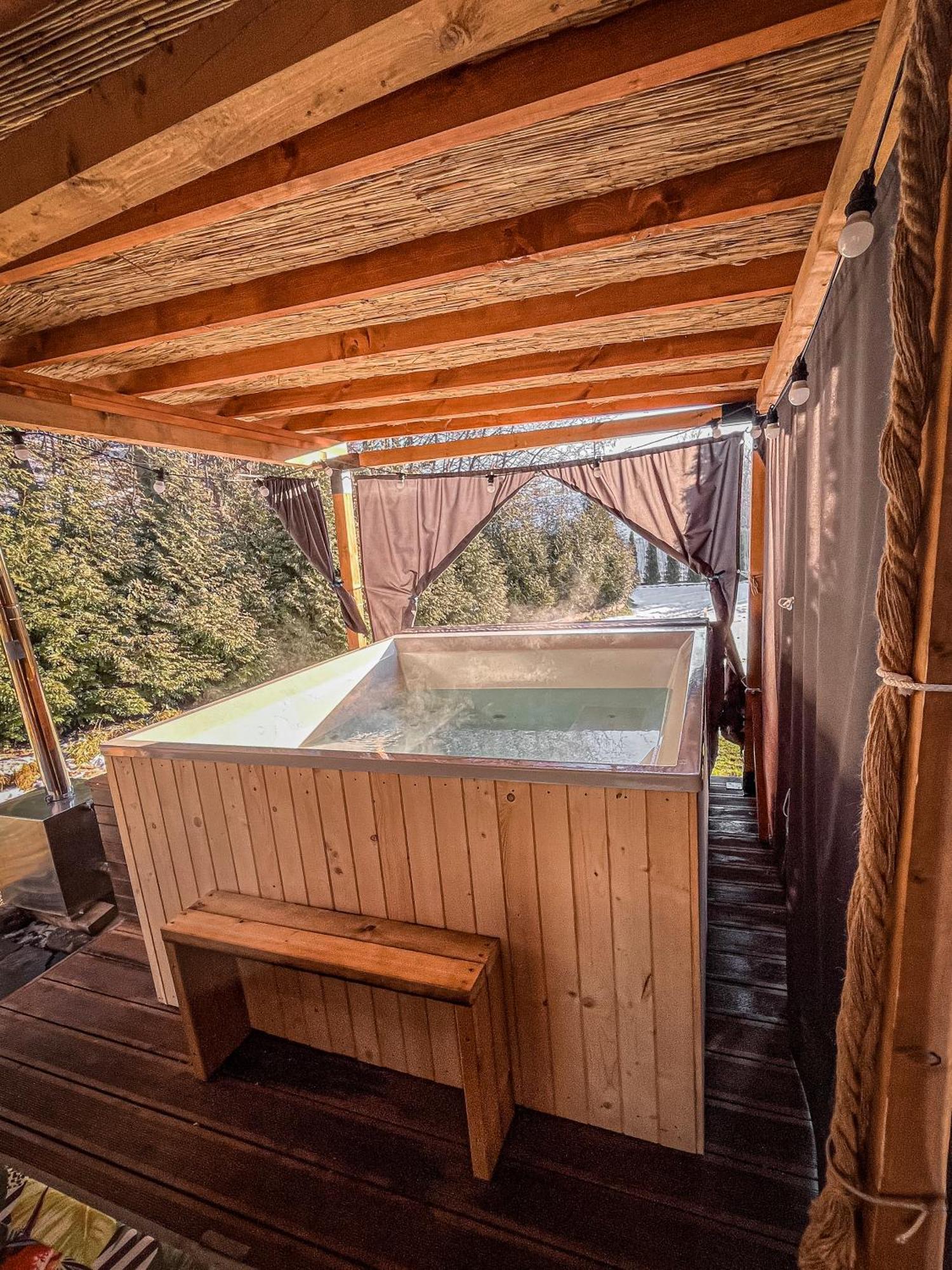 Aloha Glamp - Okragle Domki Przy Rzece - Balia I Sauna - Energylandia Zagornik エクステリア 写真